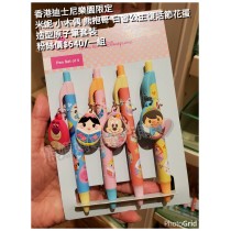 香港迪士尼樂園限定 米妮 小木偶 熊抱哥 白雪公主 復活節花蛋 造型原子筆套裝